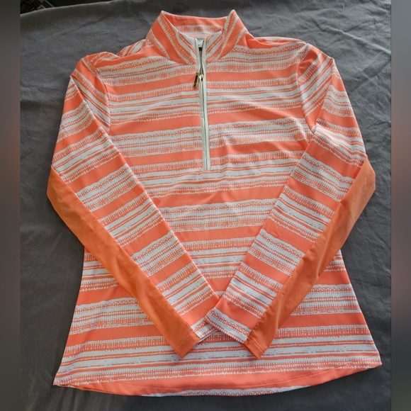 CABANA LIFE BY TALBOT 1/2 ZIP PULLOVER WOMENS L NWT - Picture 1 of 9